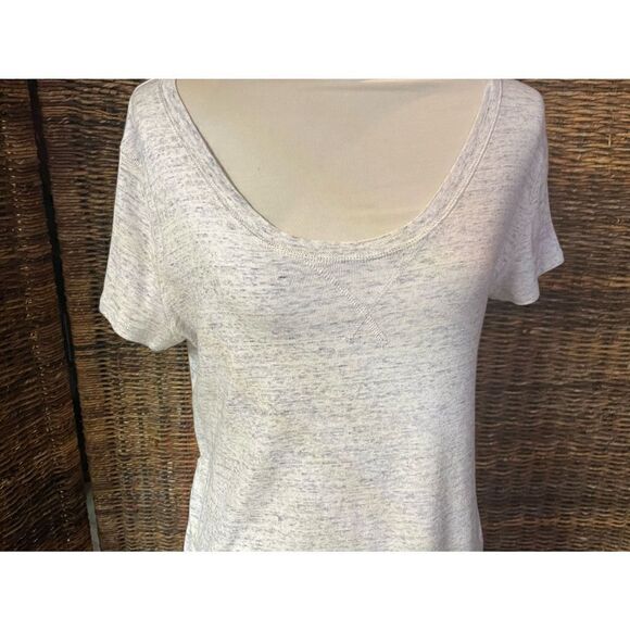 Liz Lange Maternity Light Gray Shirt Size Large-EUC - Picture 4 of 14